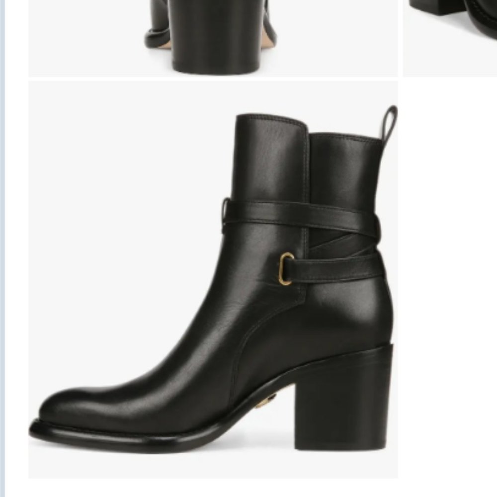 NIB Veronica Beard Sohelia booties, black, 8.5 **Free Shipping** - Picture 3 of 11